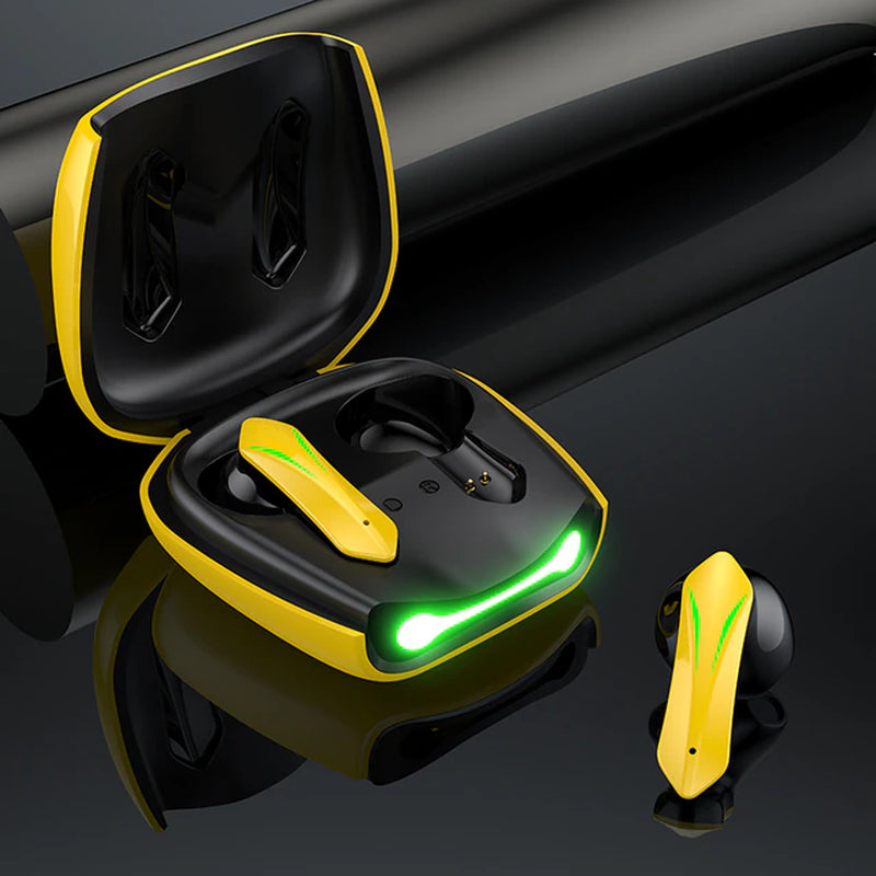 "Bumblebee Air Car: Ultimate Wireless Earbuds for Gaming with Low Latency and Transformer Design"