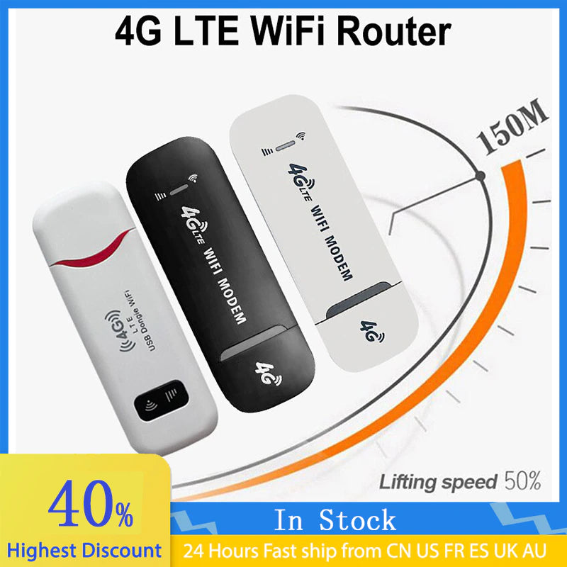 "Superfast 4G LTE Wireless USB Dongle - Experience Blazing Speeds with This Mobile Broadband Modem Stick - Perfect for Home and Office Use!"