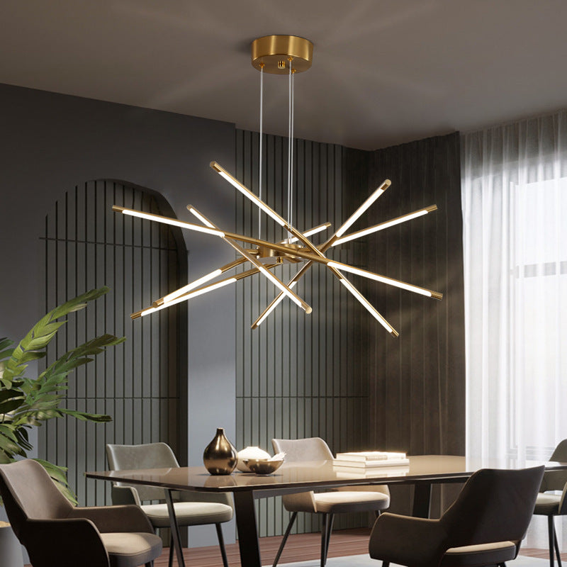 "Modern Nordic Living: Elegant and Luxurious Art Lamps for Your Dining Room"
