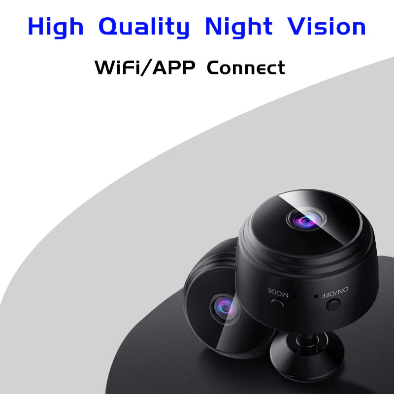 "Ultimate Wifi Security Camera: HD 1080P, Night Vision, Magnetic Mount, Voice Control, and More!"